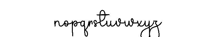 Saturday Part Font LOWERCASE