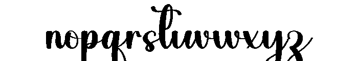 Saturday School Font LOWERCASE