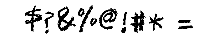 Saturday Scribble Font OTHER CHARS