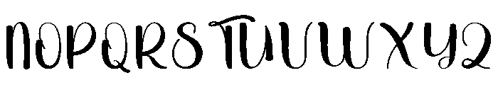 Saturday Sniping Font UPPERCASE