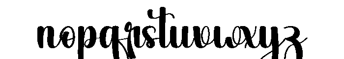 Saturday Sniping Font LOWERCASE