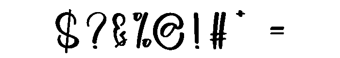 Saturday Sunshine Font OTHER CHARS