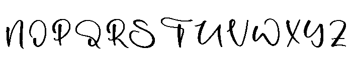 Saturday Sunshine Font UPPERCASE
