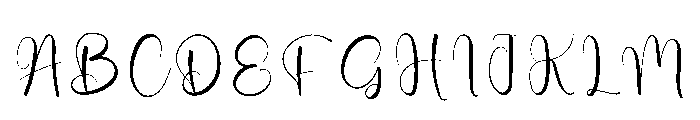 Saturday Together Font UPPERCASE