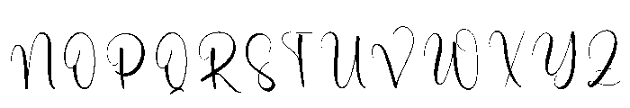 Saturday Together Font UPPERCASE