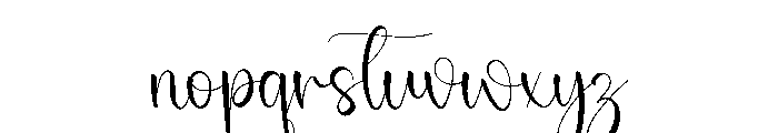 Saturday Together Font LOWERCASE
