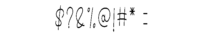 Saturday Wildflower Font OTHER CHARS