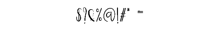 Saturdayy Font OTHER CHARS
