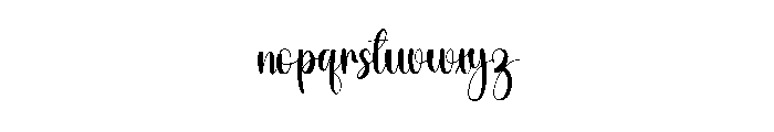 Saturdayy Font LOWERCASE