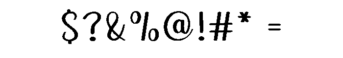 Saturfull Font OTHER CHARS