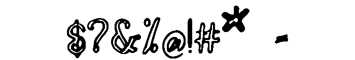 Saturn_Vibes Font OTHER CHARS