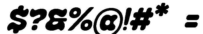 Satzo Italic Font OTHER CHARS