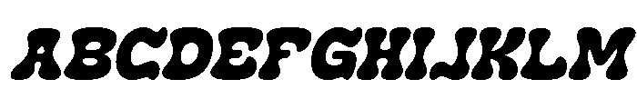 Satzo Italic Font UPPERCASE