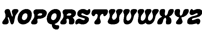 Satzo Italic Font UPPERCASE