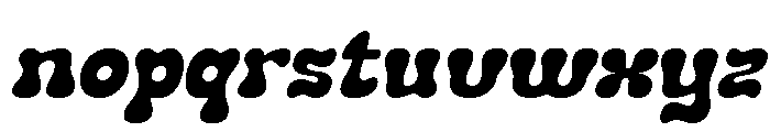 Satzo Italic Font LOWERCASE