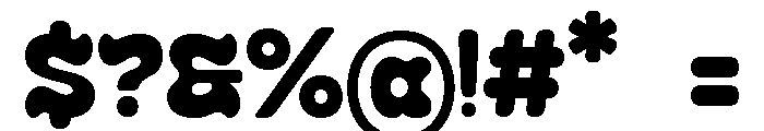 Satzo Regular Font OTHER CHARS