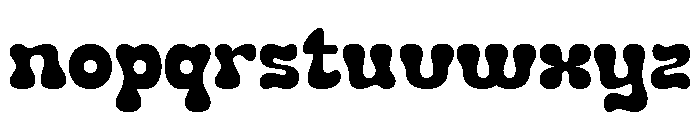 Satzo Regular Font LOWERCASE