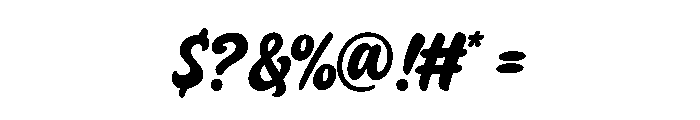 Saucy Society Font OTHER CHARS