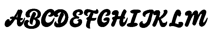 Saucy Society Font UPPERCASE