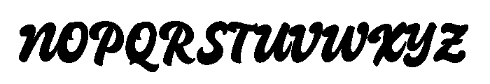 Saucy Society Font UPPERCASE