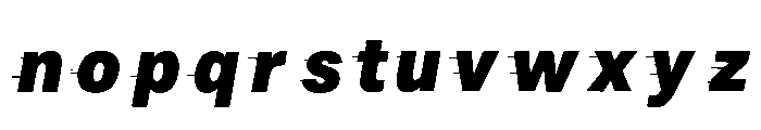 Saugus Font LOWERCASE