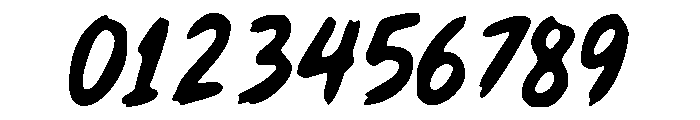 Savage Brush Dry Font OTHER CHARS