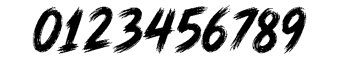 Savage Brush Regular Font OTHER CHARS