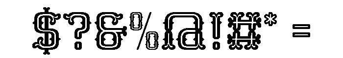 Savage Romance Font OTHER CHARS