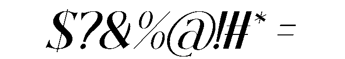 Savage Roses Italic Font OTHER CHARS
