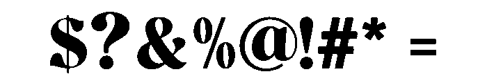 Savisco Font OTHER CHARS
