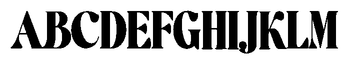 Savisco Font UPPERCASE
