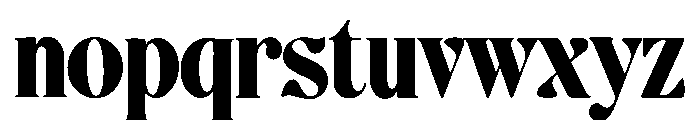 Savisco Font LOWERCASE