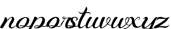 Savitri Flower Monogram Font LOWERCASE