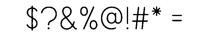 Savora Font OTHER CHARS