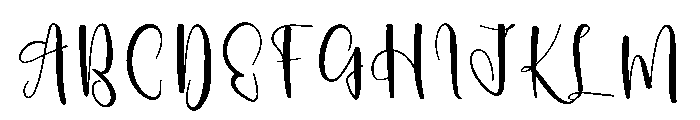 Savory Signature Font UPPERCASE