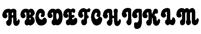 Sawback_Angel Font UPPERCASE