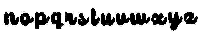 Sawback_Angel Font LOWERCASE