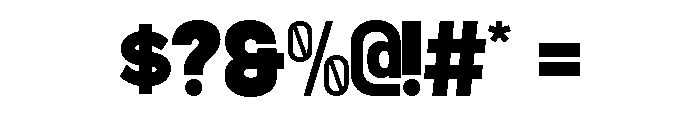 Sawith Mono Bold Font OTHER CHARS