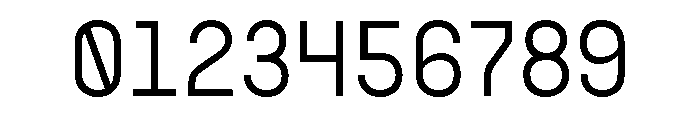 Sawith Mono Light Font OTHER CHARS