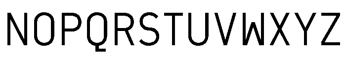 Sawith Mono Light Font UPPERCASE