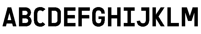 Sawith Mono Medium Font UPPERCASE