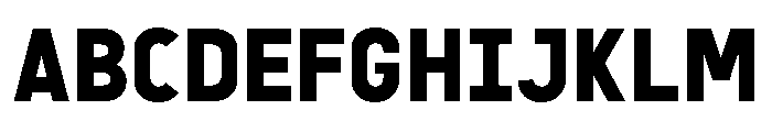 Sawith Mono Semi Bold Font UPPERCASE