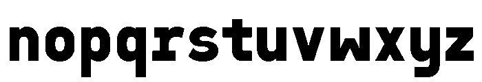 Sawith Mono Semi Bold Font LOWERCASE