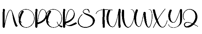 Saylor Font UPPERCASE
