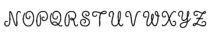 Sayor Regular Font UPPERCASE