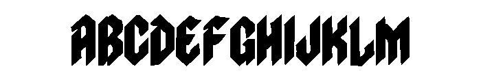 Sayron Font UPPERCASE