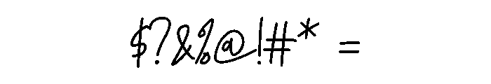 SaytonicCandel Font OTHER CHARS