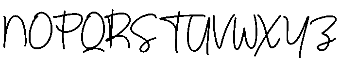 SaytonicCandel Font UPPERCASE