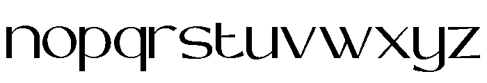 sanrello-Regular Font LOWERCASE