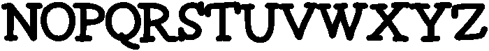 SA Killeen Bold otf (700) Font UPPERCASE